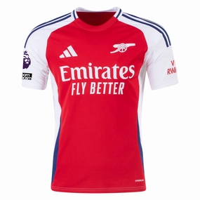 adidas Arsenal Home Jersey w/ EPL   No Room For Racism Patches 24/25 (Better Scarlet/White)