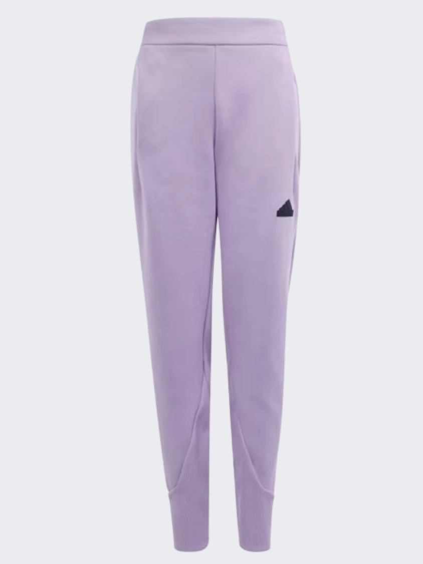 Adidas Z N E Kids Girls Sportswear Pant Preloved Fig/Black