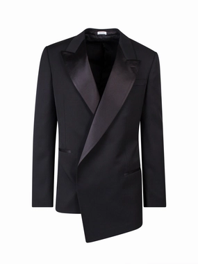 Alexander McQueen Double-Breasted Tailored Blazer