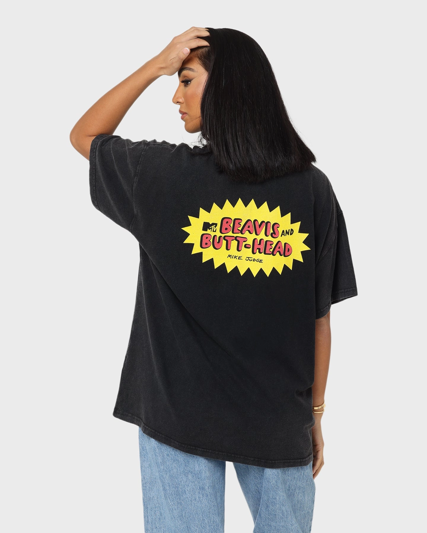 American Thrift American Thrift X Beavis & Butthead Rock T-Shirt Vintage Black