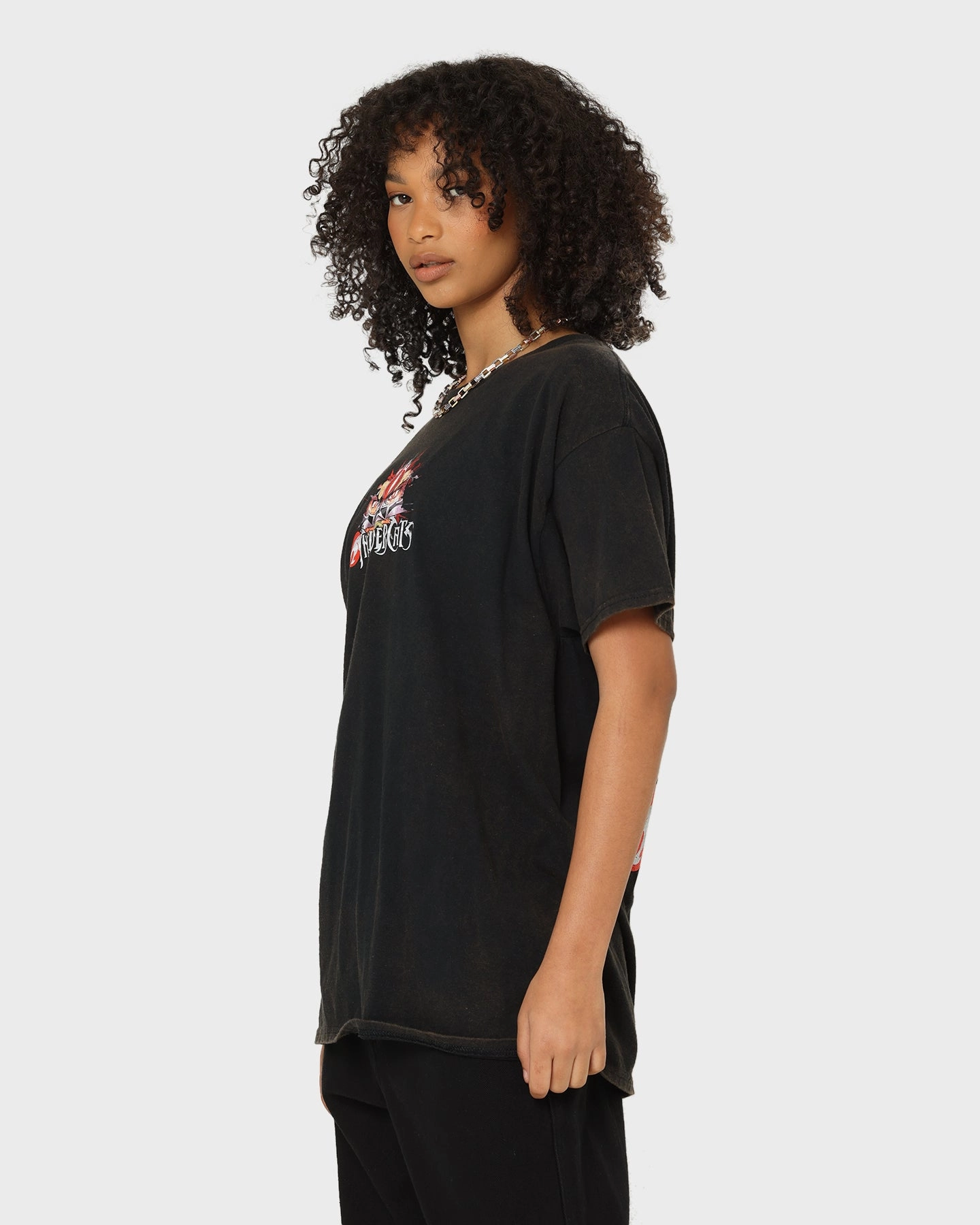 American Thrift Thundercats Vintage T-Shirt Black Wash