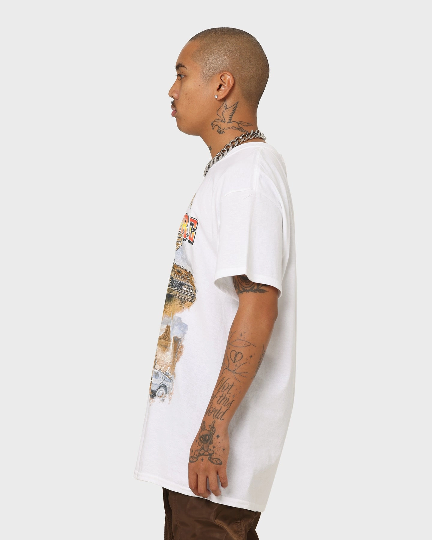 American Thrift X Back To The Future Back To The Future 3 Vintage T-Shirt White