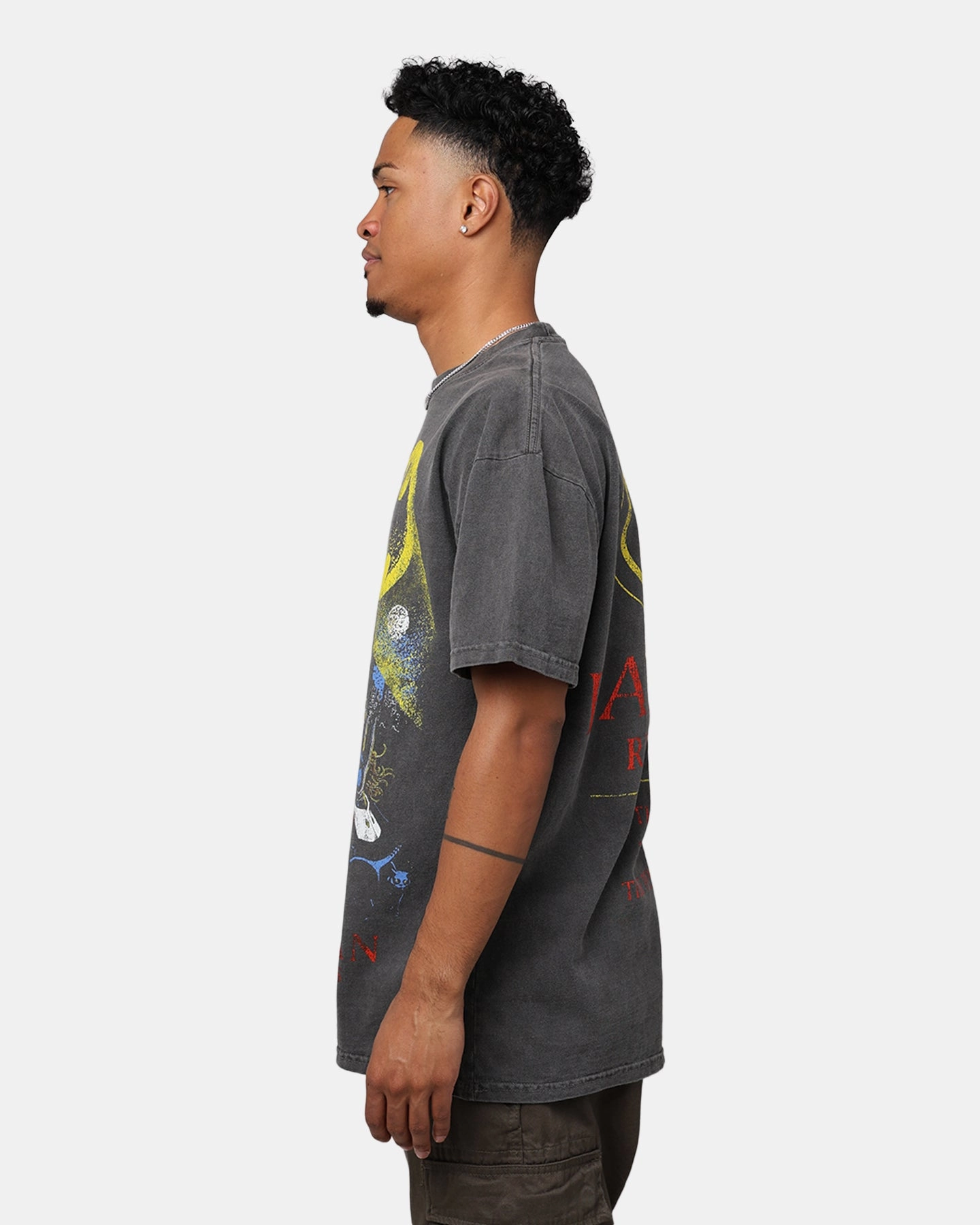 American Thrift X DC '92 Batman Heavyweight Vintage T-Shirt Washed Black