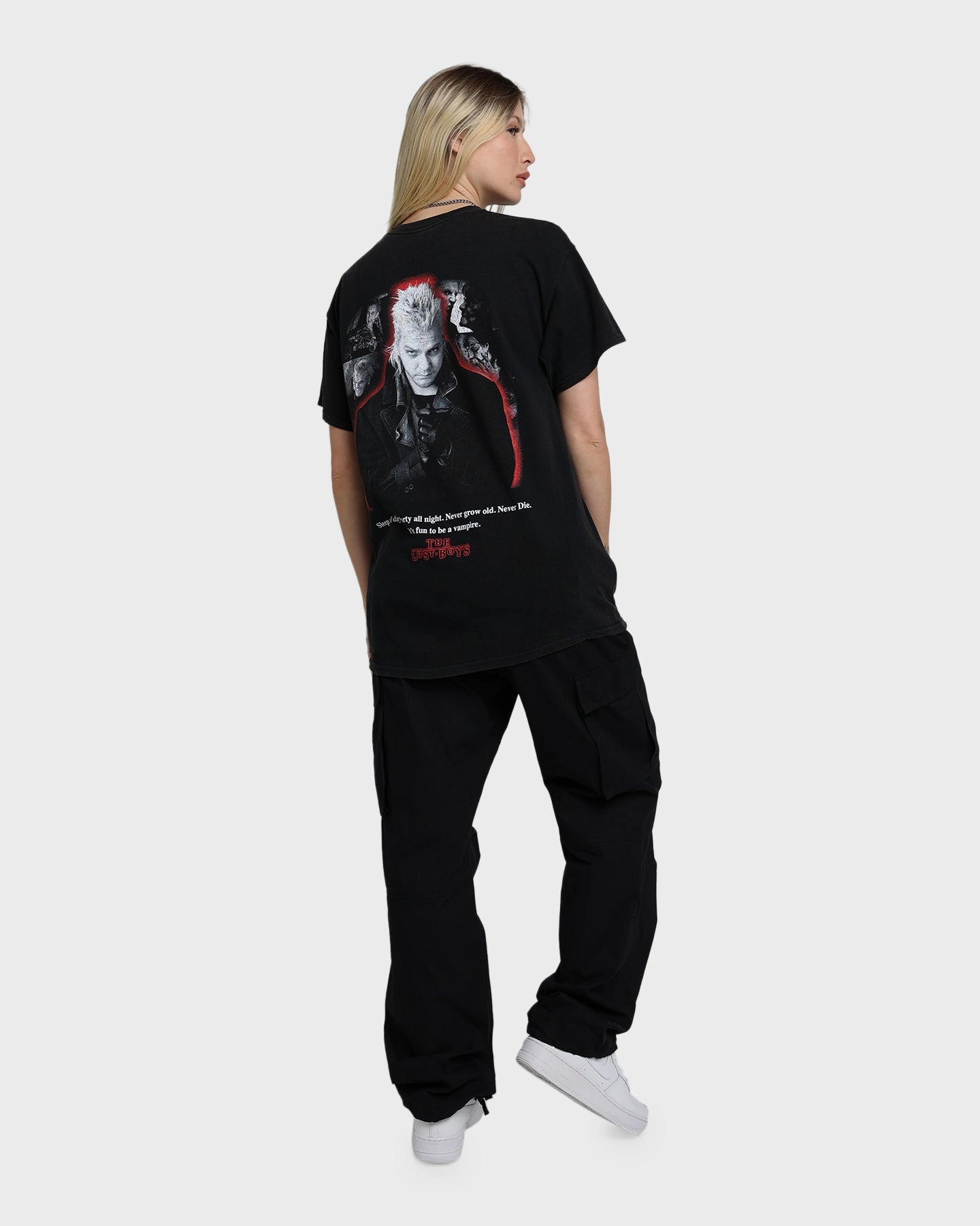 American Thrift X The Lost Boys Lost Boys Premium Vintage T-Shirt Black Wash