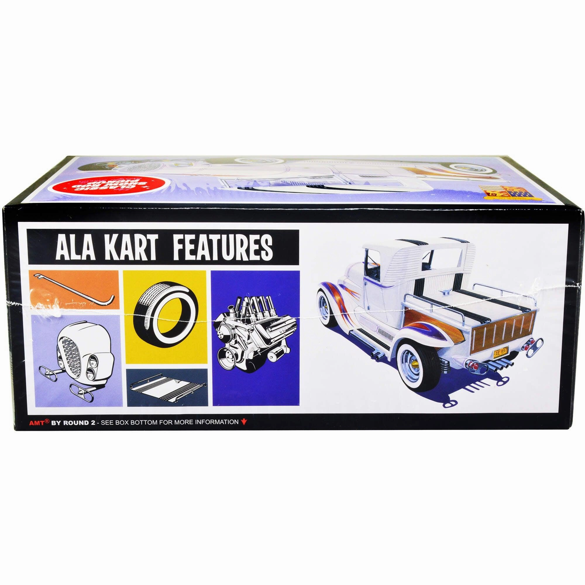 AMT 1/25 Scale Pickup Truck Kit - Skill 2 George Barris Ala Kart with Vinyl Tires