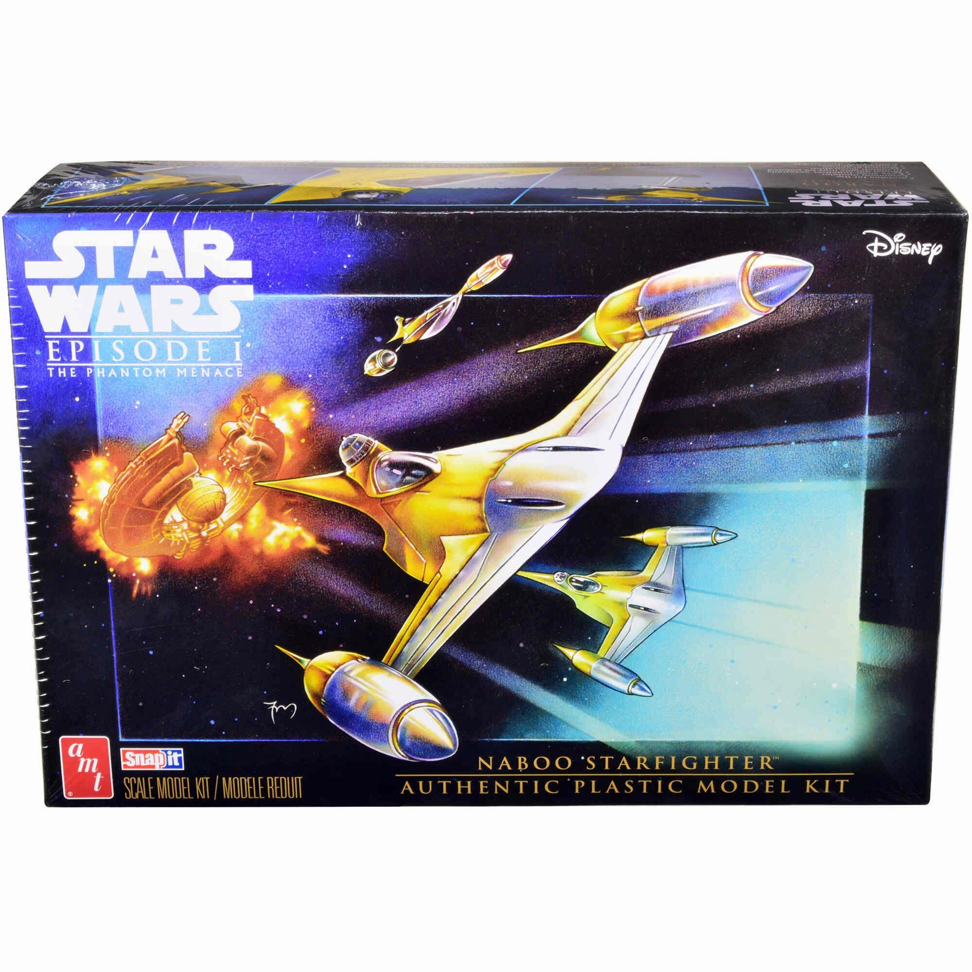 AMT 1/48 Scale Model Kit - Star Wars Skill 2 Naboo Starfighter Spaceship