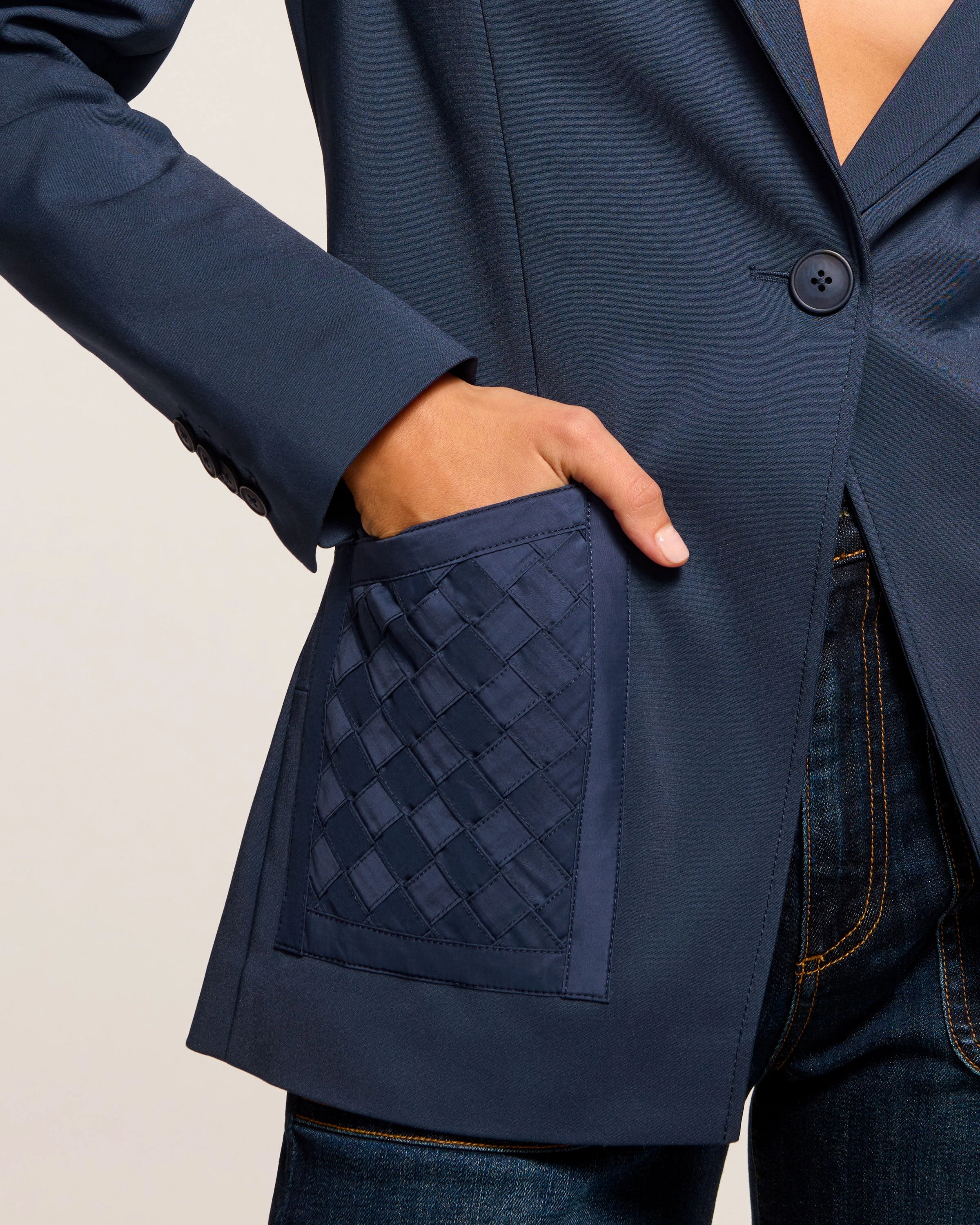 Andrenetta Cotton Blazer