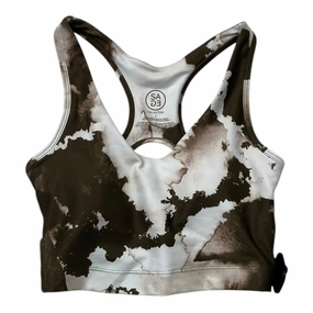 Athletic Bra By Sage Collections In Green & White. Size:S