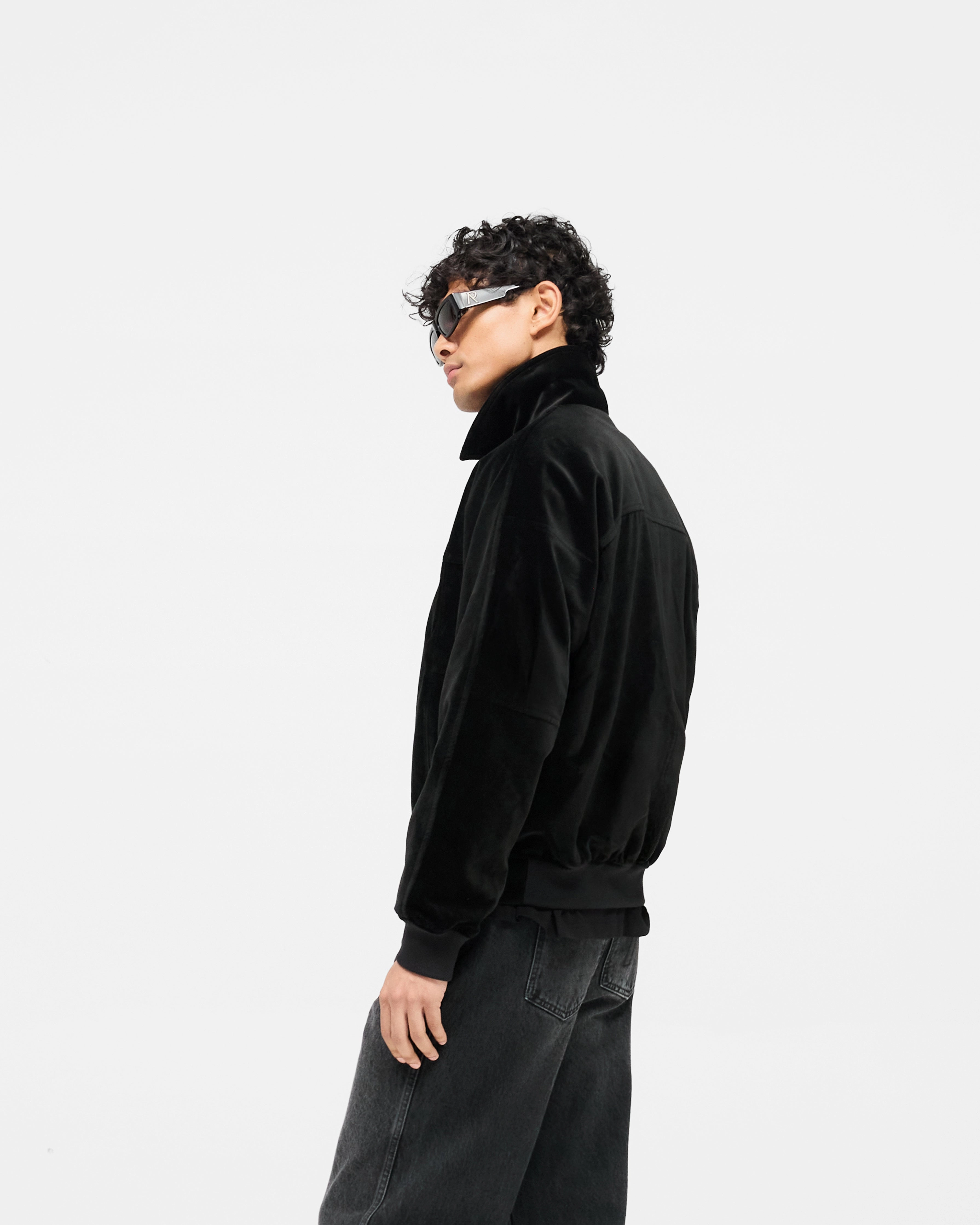 Bordeaux Brushed Jacket - Black