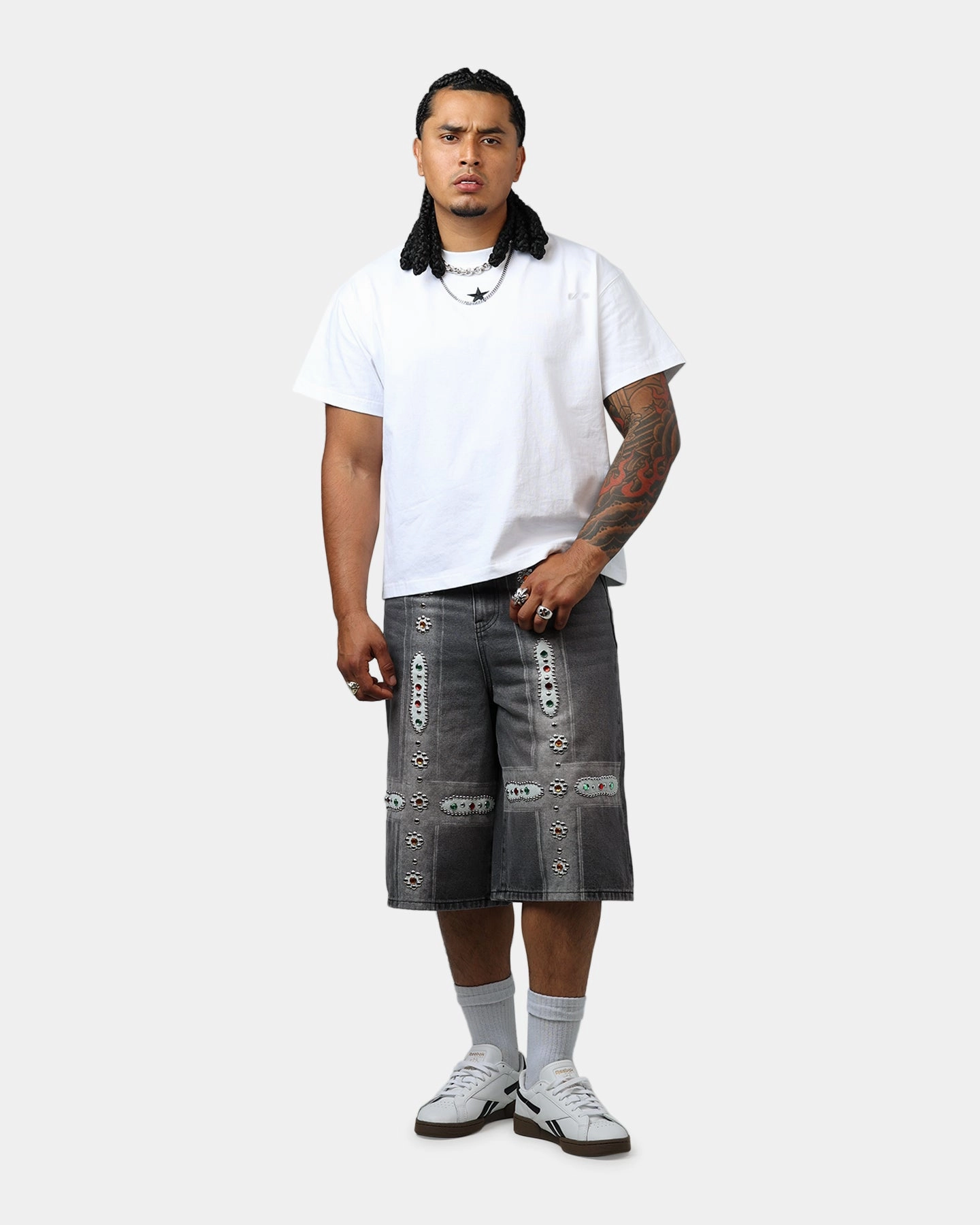 Bravest Sapphire Jorts Black Wash