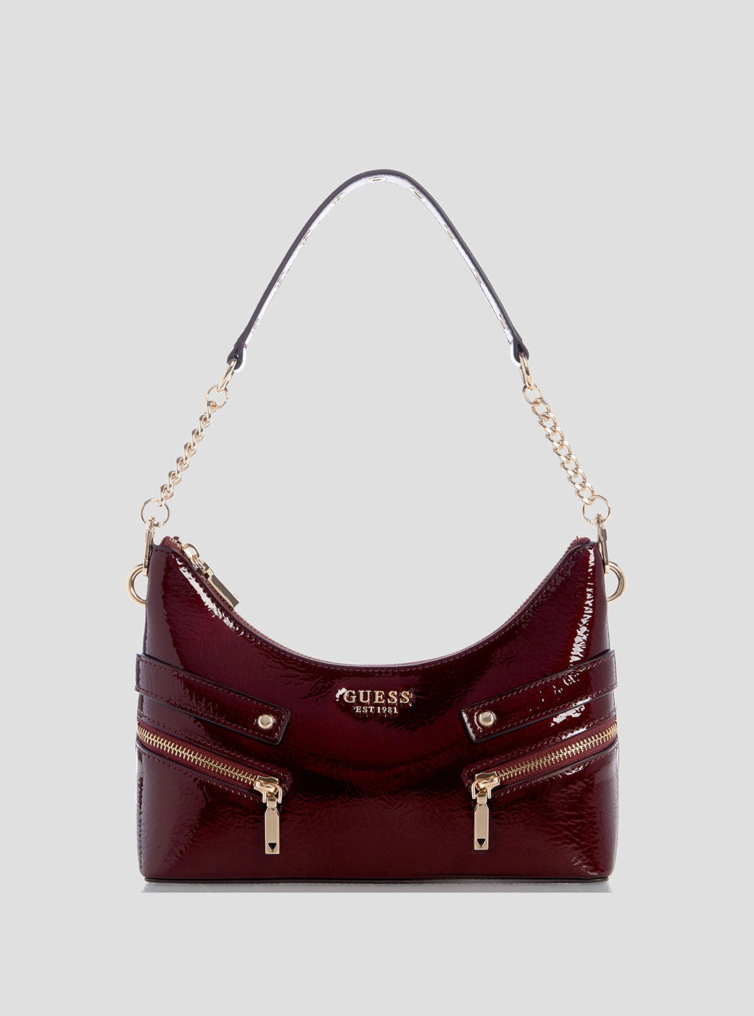 Burgundy Trissa Shoulder Bag