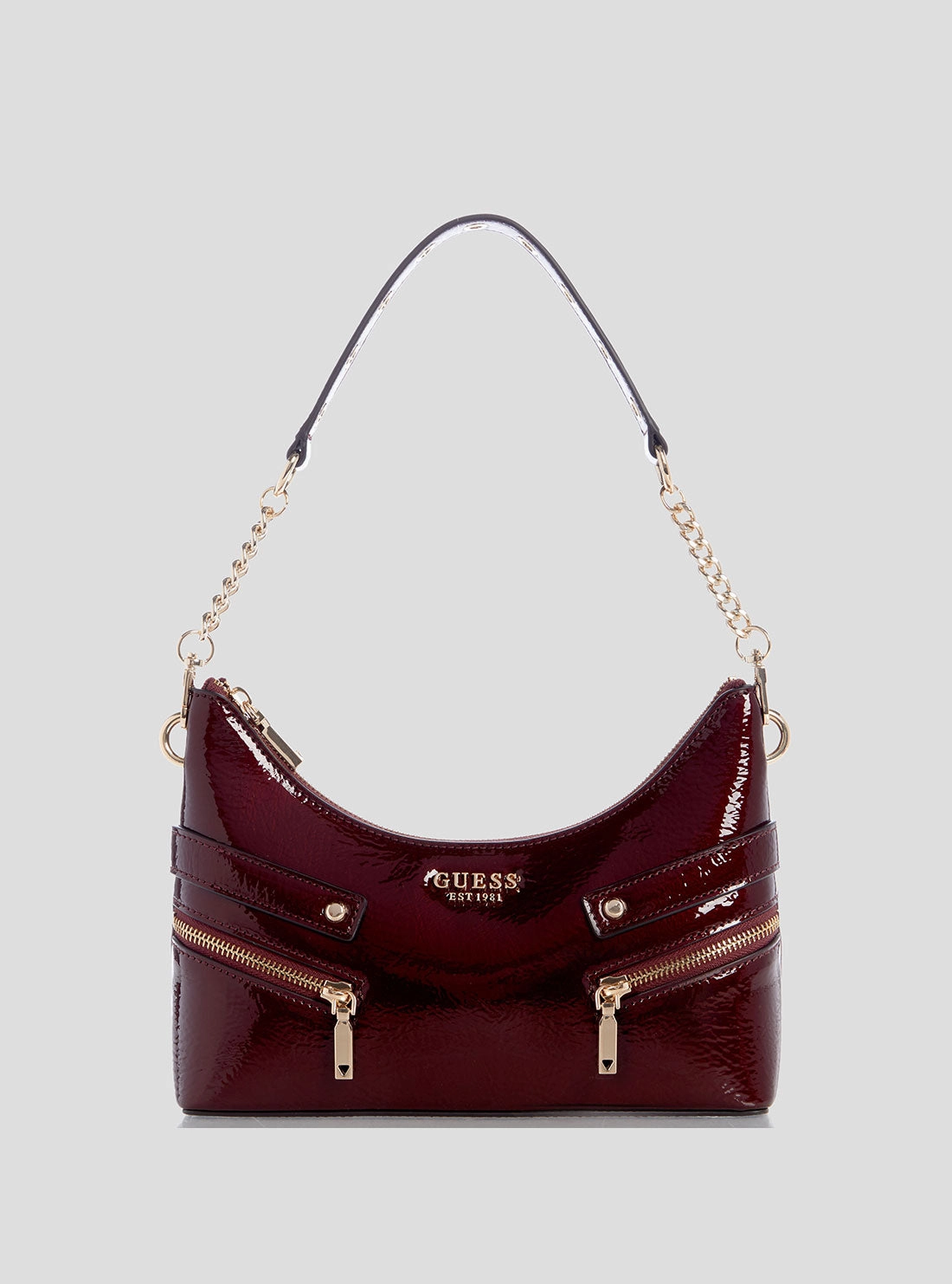 Burgundy Trissa Shoulder Bag