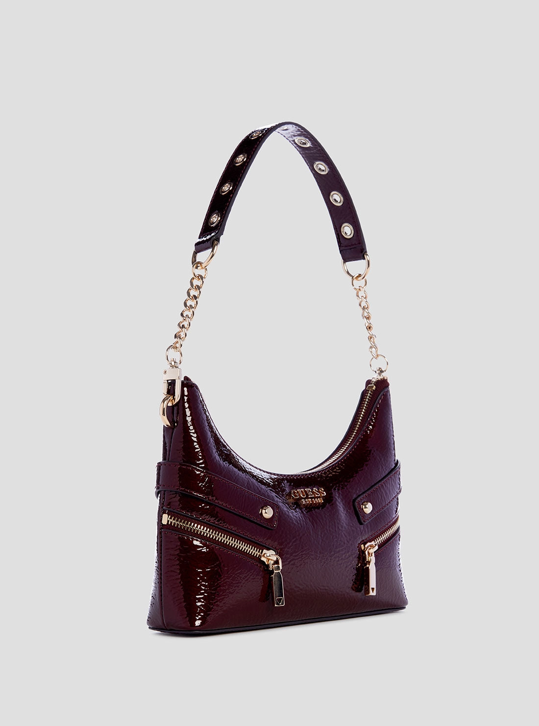Burgundy Trissa Shoulder Bag