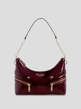 Burgundy Trissa Shoulder Bag