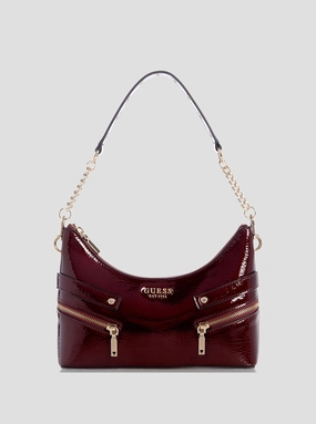 Burgundy Trissa Shoulder Bag