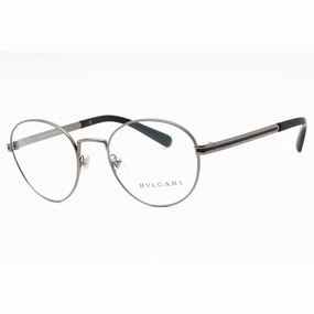 Bvlgari Men's Eyeglasses - Gunmetal Metal Full Rim Round Shape Frame | 0BV1119 103