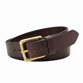 CLASSIC ESPRESSO Dark Brown 1.5 Leather Belt