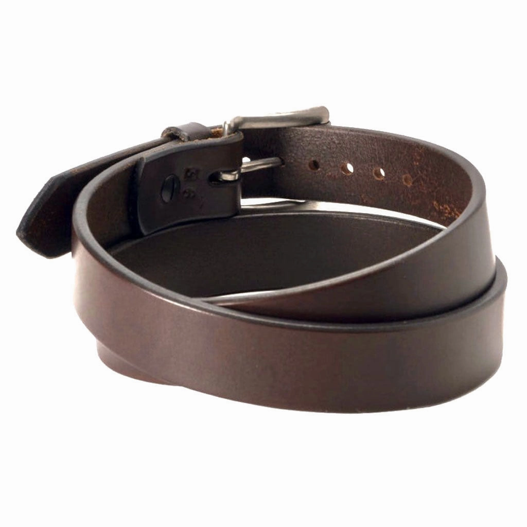 CLASSIC NARROW 1.25 ESPRESSO Dark Brown Leather Belt