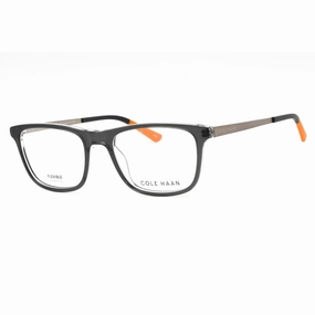 Cole Haan Men's Eyeglasses - Smoke Crystal Full Rim Rectangular Frame | CH4056 036