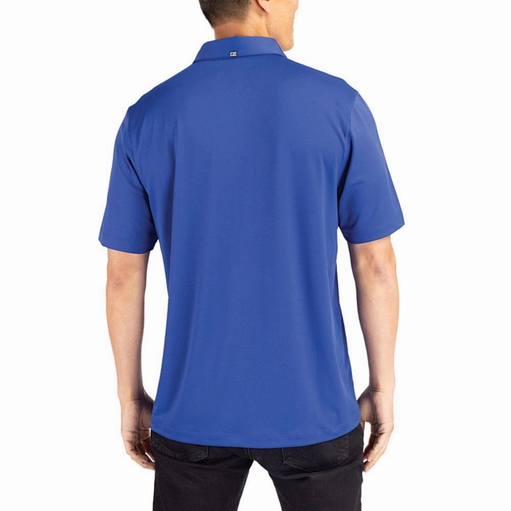 Cutter and Buck LA Dodgers Cooperstown Forge Eco Golf Polo Tour Blue - SS24 Men