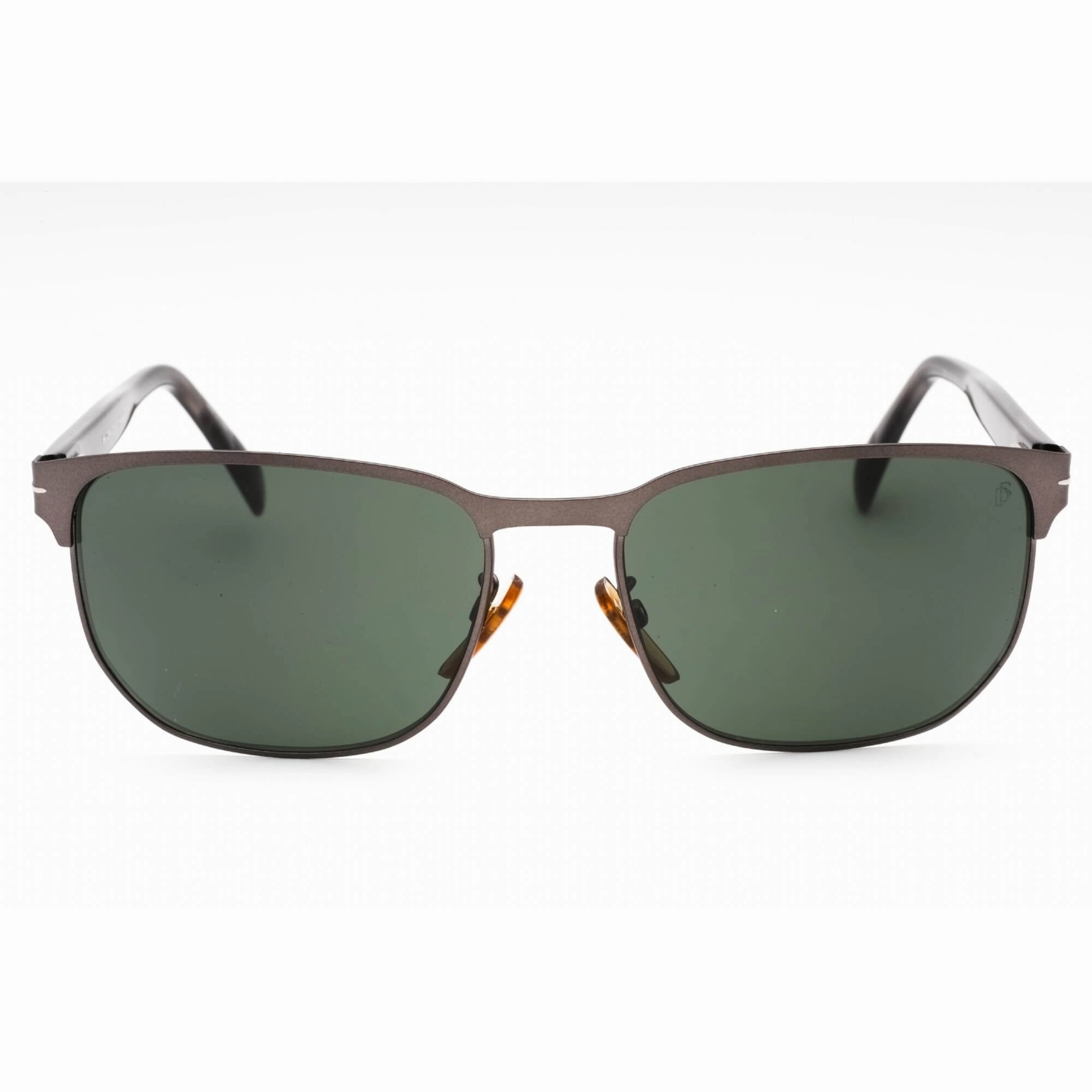 David Beckham Men's Sunglasses - Matte Dark Ruthenium Rectangular | DB 1131/S 0R80 00