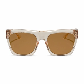 EASTON - VINTAGE ROSE CRYSTAL   BROWN GOLD FLASH SUNGLASSES