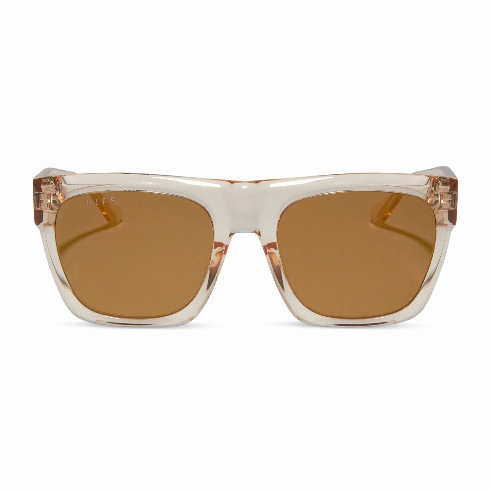 EASTON - VINTAGE ROSE CRYSTAL   BROWN GOLD FLASH SUNGLASSES