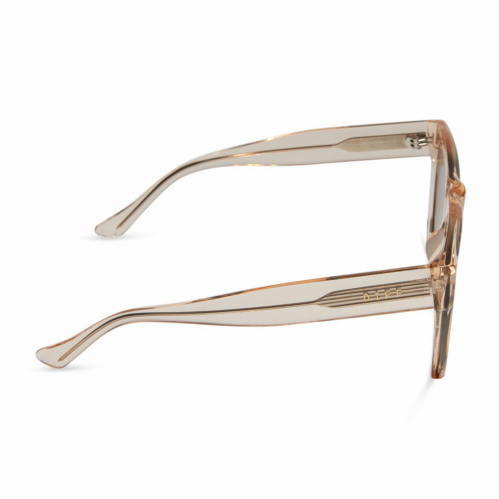 EASTON - VINTAGE ROSE CRYSTAL   BROWN GOLD FLASH SUNGLASSES