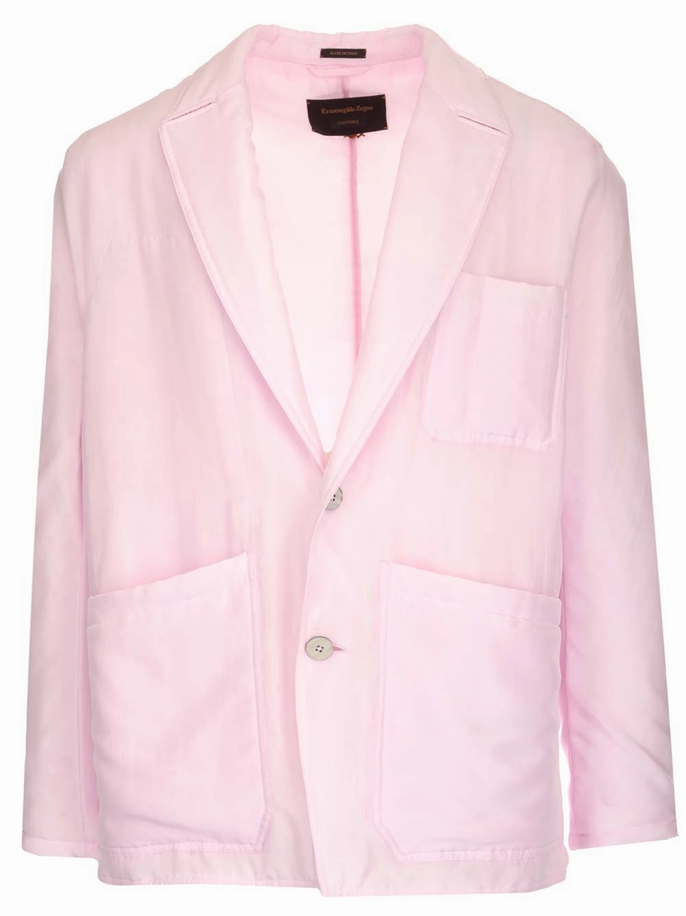 Ermenegildo Zegna Single-Breasted Tailored Blazer