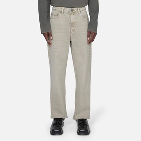 Formal Cut Jeans Wet Sand Dye Wash
