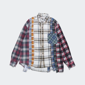 FW24 Rebuild Flannel 7 Cuts Shirt - X-Small #1