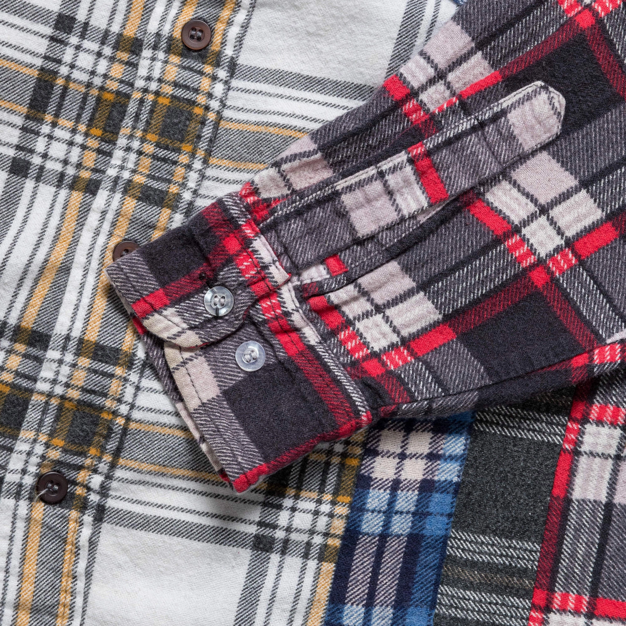 FW24 Rebuild Flannel 7 Cuts Shirt - X-Small #1