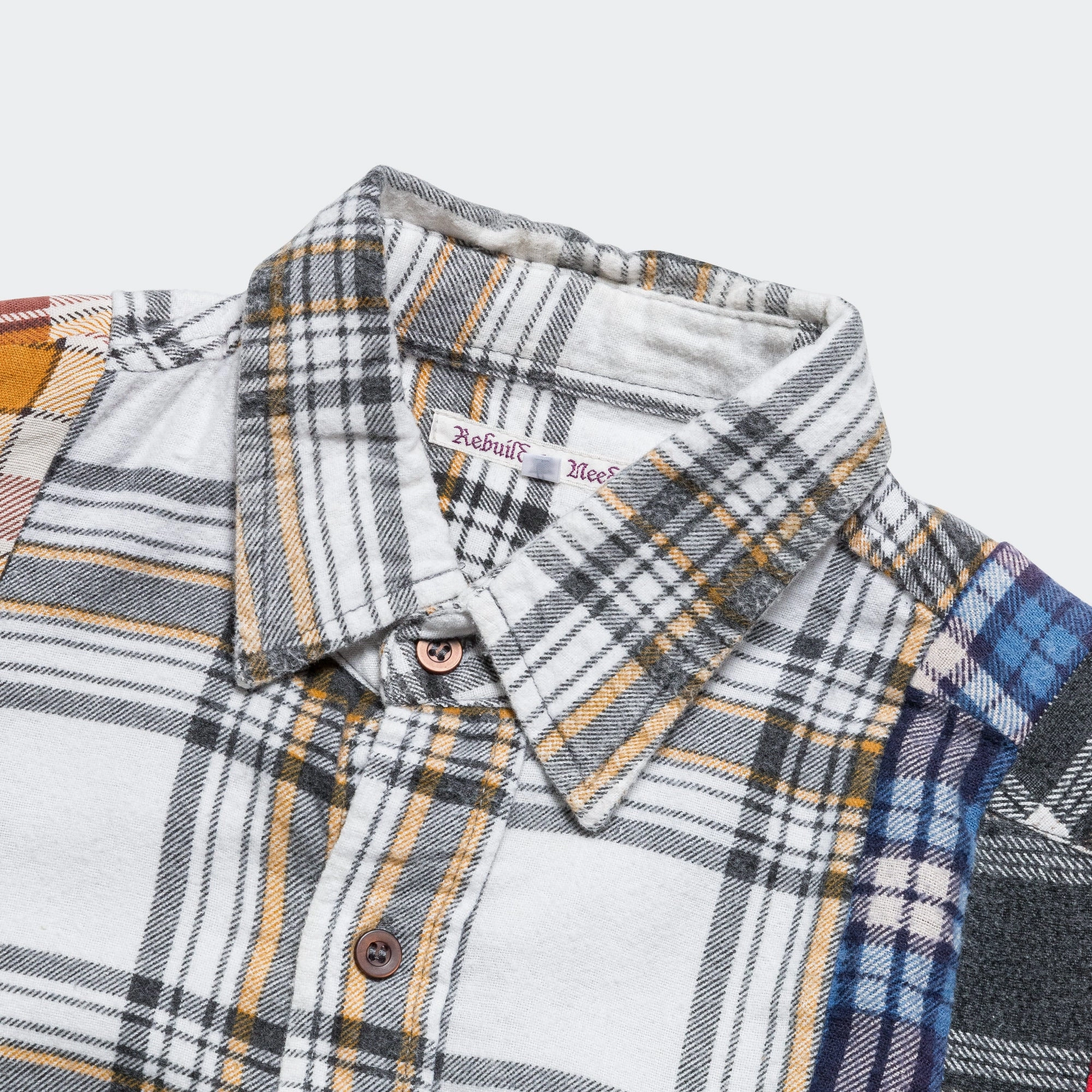 FW24 Rebuild Flannel 7 Cuts Shirt - X-Small #1