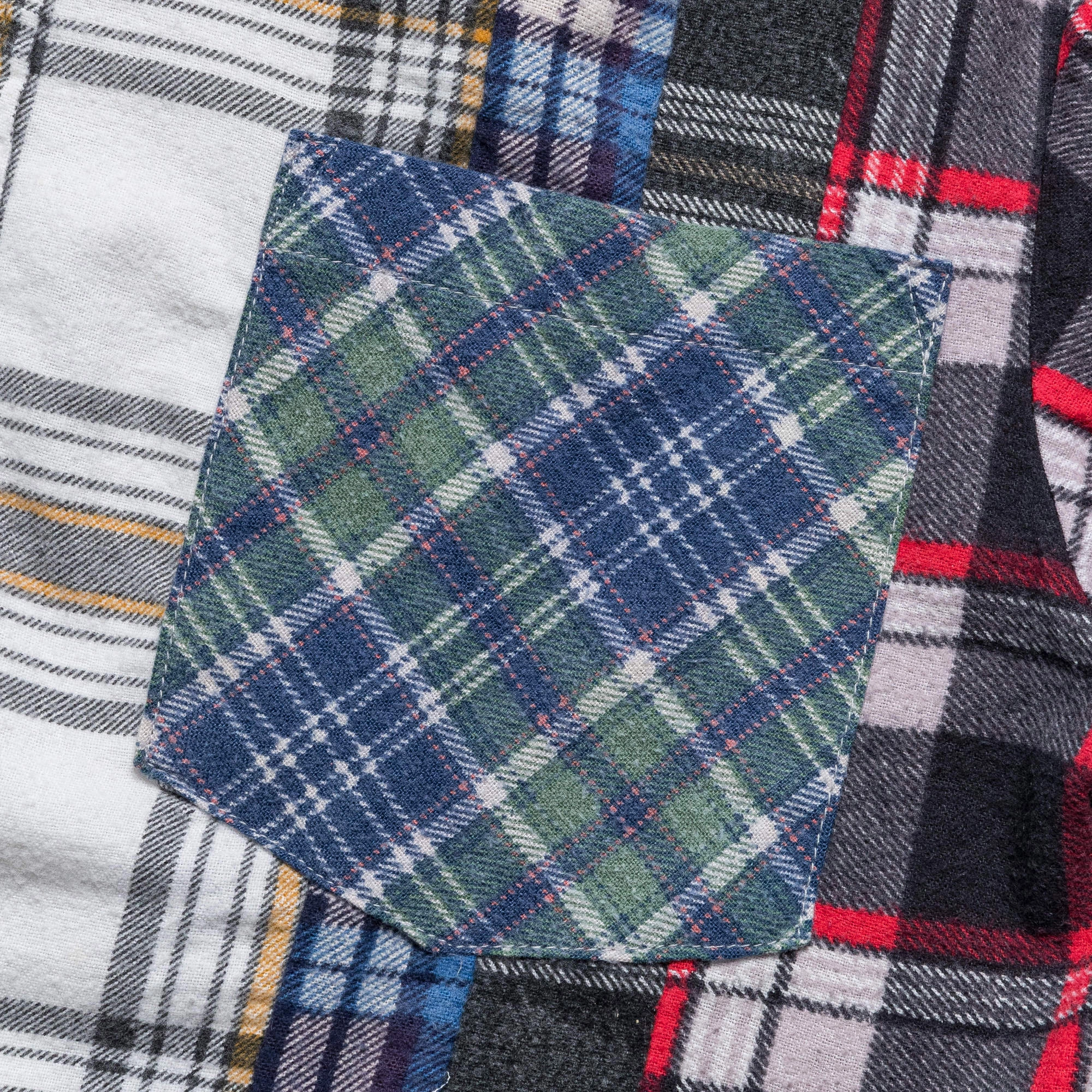 FW24 Rebuild Flannel 7 Cuts Shirt - X-Small #1