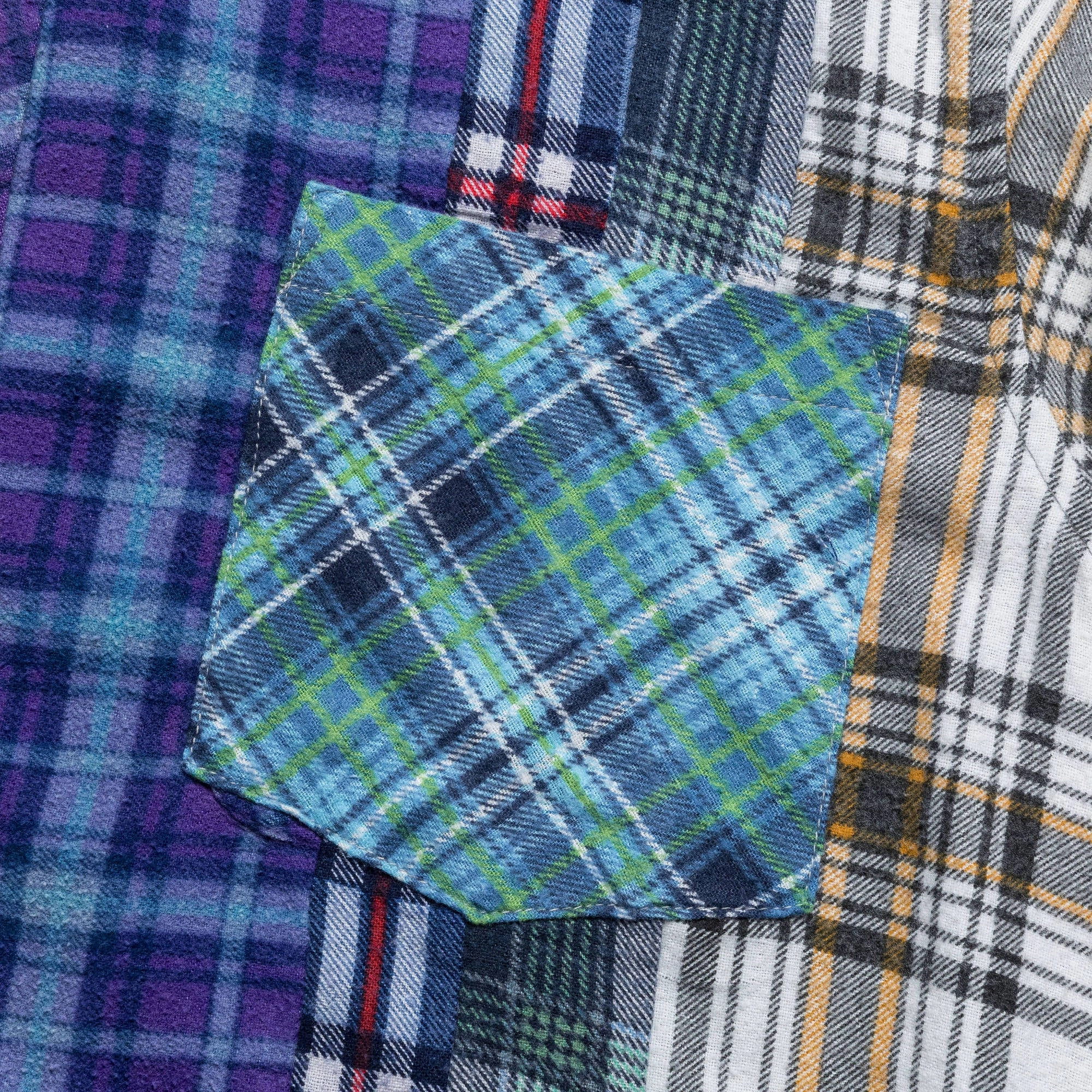 FW24 Rebuild Flannel 7 Cuts Shirt - X-Small #2