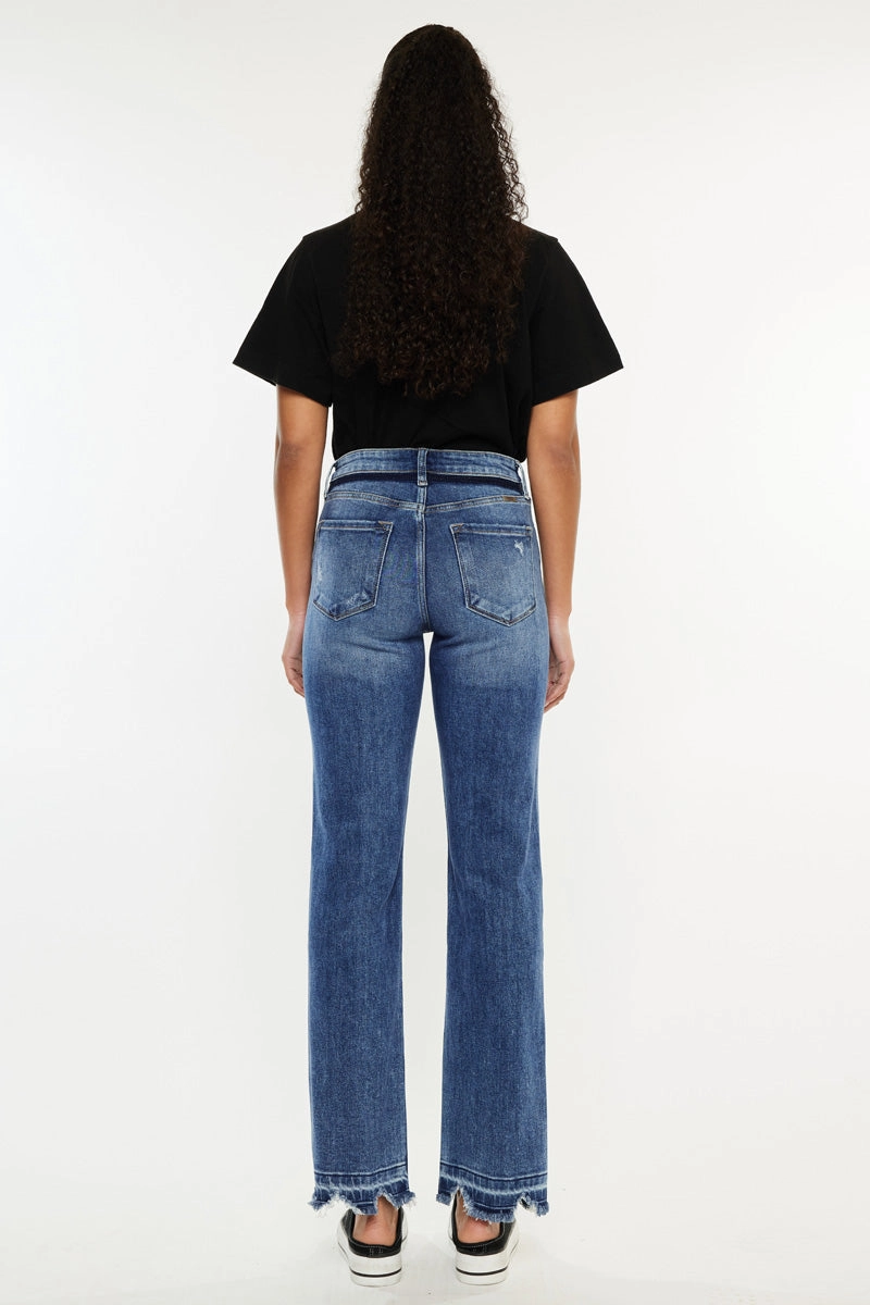 Georgia High Rise Slim Straight