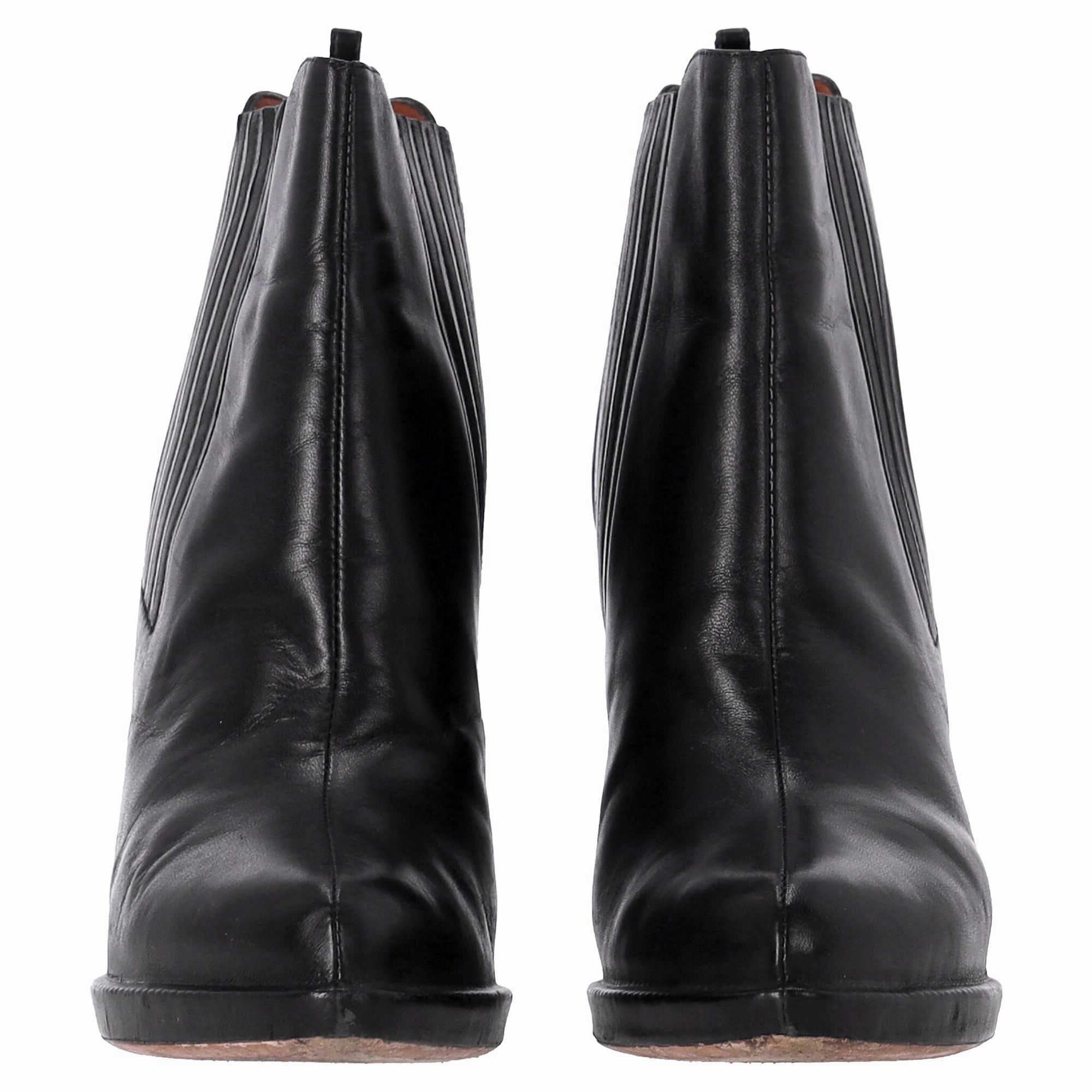 Givenchy Wedge Ankle Boots in Black Leather