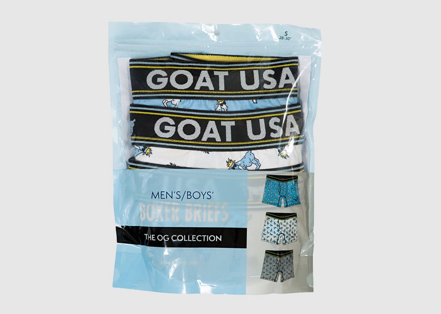 Goat USA Boys' OG Boxer Briefs 3 Pack