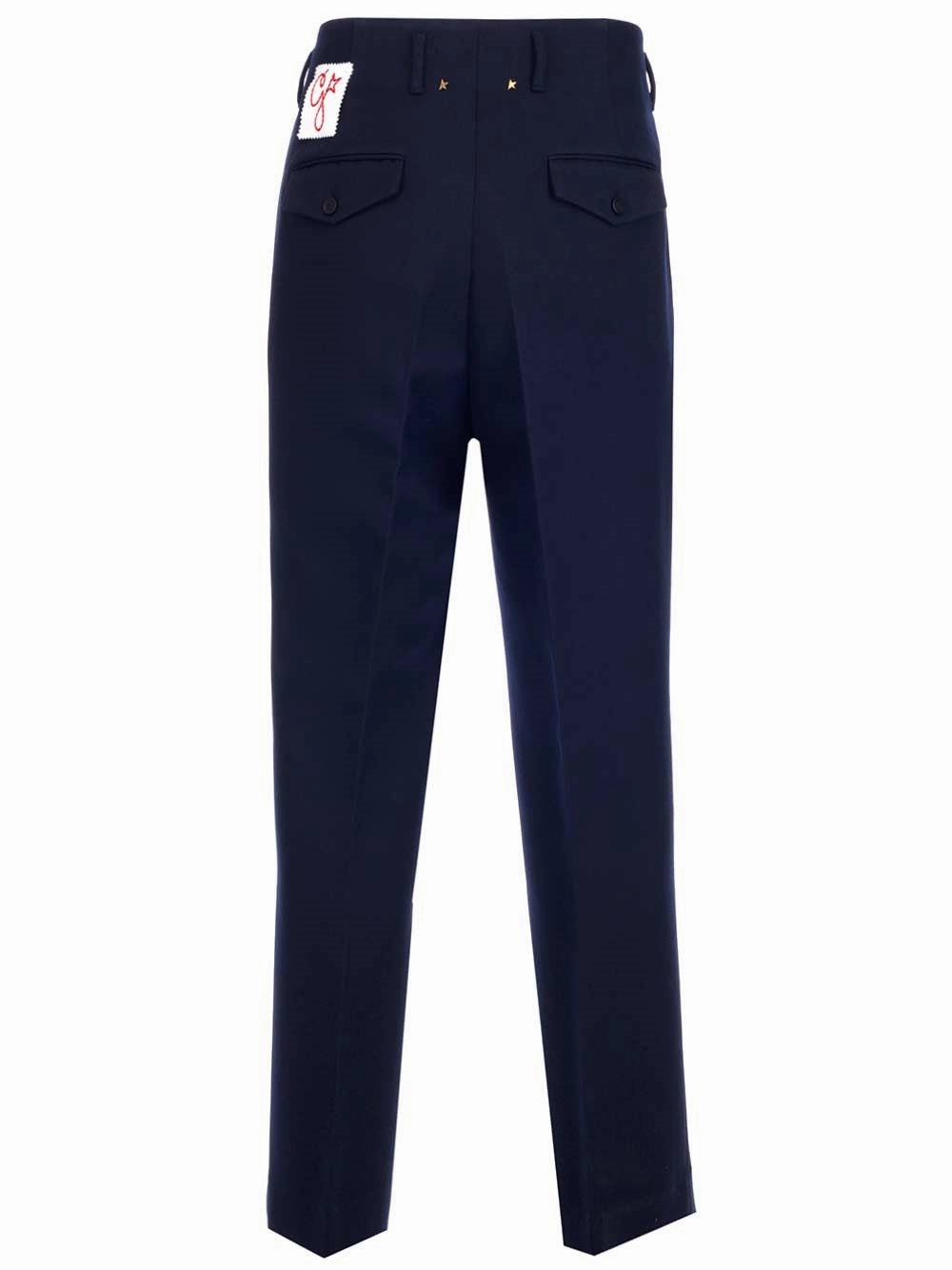 Golden Goose Deluxe Brand Logo Patch Tailored Pants
