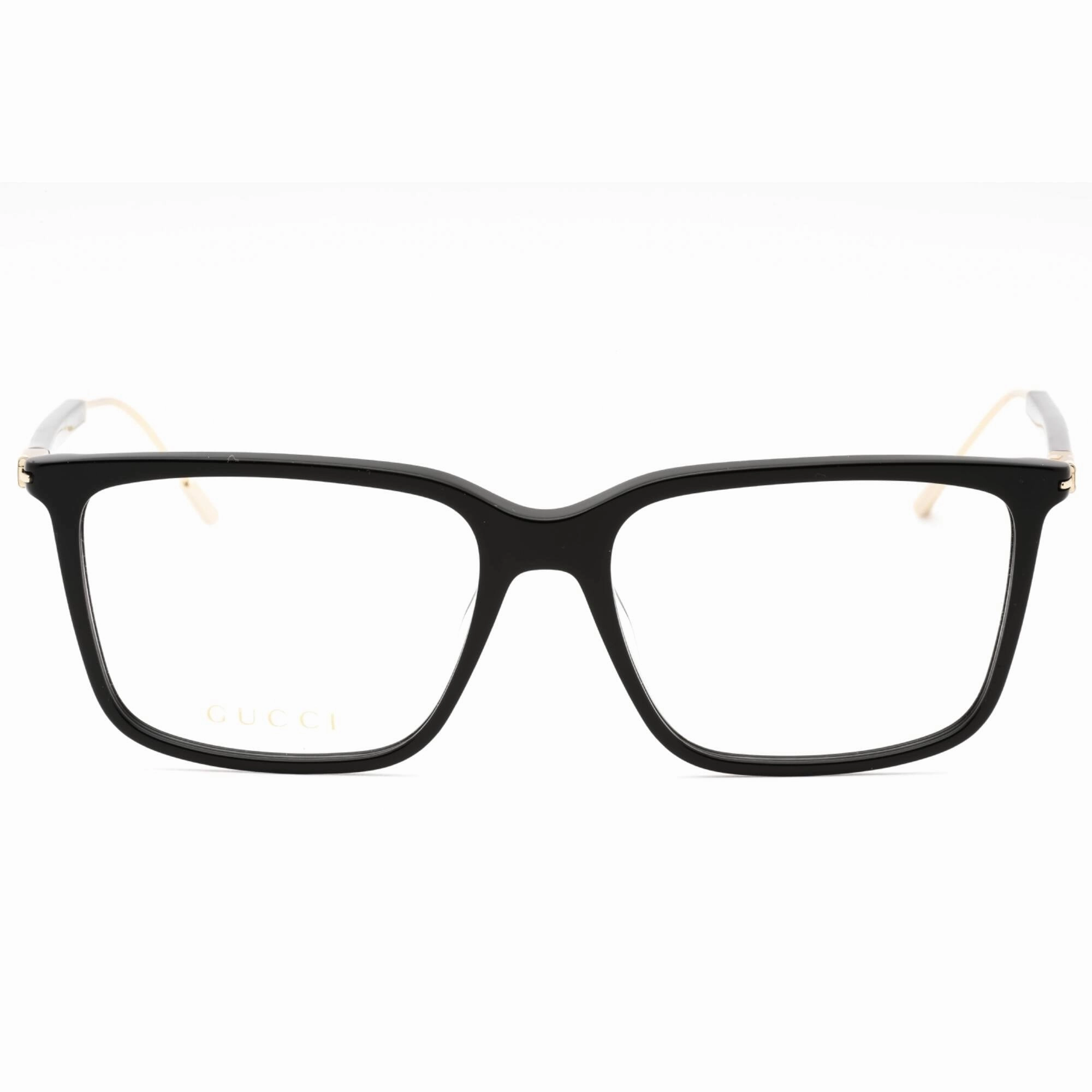 Gucci Men's Eyeglasses - Black Acetate Full Rim Rectangular Shape Frame | GG1273O 001