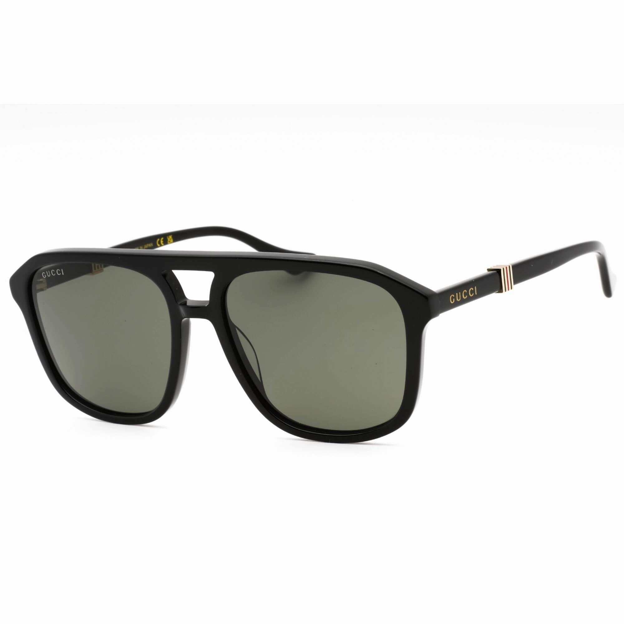 Gucci Men's Sunglasses - Black Acetate Full Rim Navigator Shape Frame | GG1494S 001