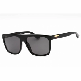Gucci Men's Sunglasses - Black Injected Propionate Full Rim Browline | GG0748S 001