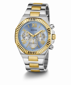 GUESS Equity Mens 2-Tone Multi-function Watch