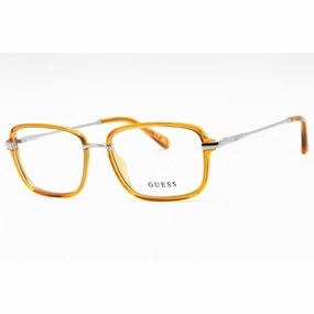 Guess Men's Eyeglasses - Orange/Other Full Rim Rectangular Shape Frame | GU50099 044