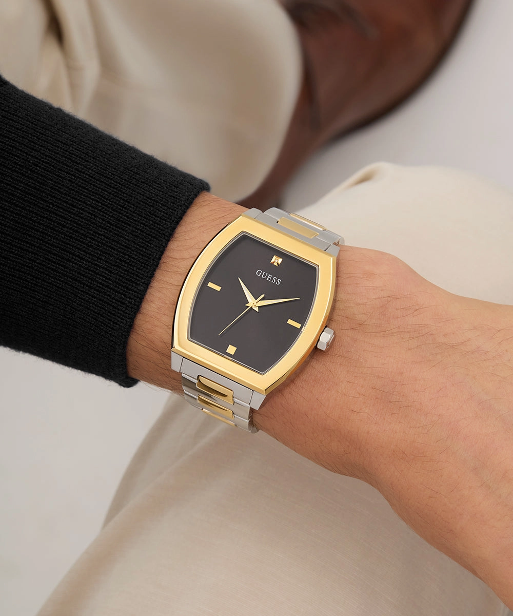 GUESS Mens 2-Tone Analog Watch