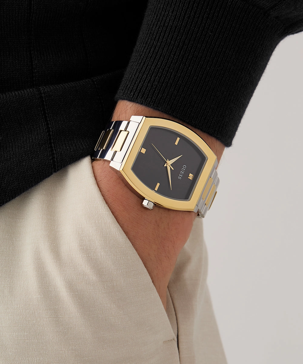 GUESS Mens 2-Tone Analog Watch
