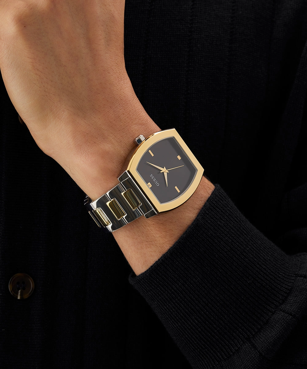 GUESS Mens 2-Tone Analog Watch