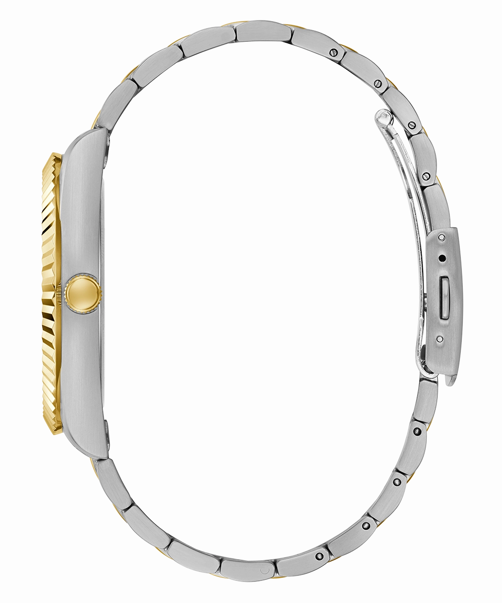 GUESS Mens 2-Tone Day/Date Watch