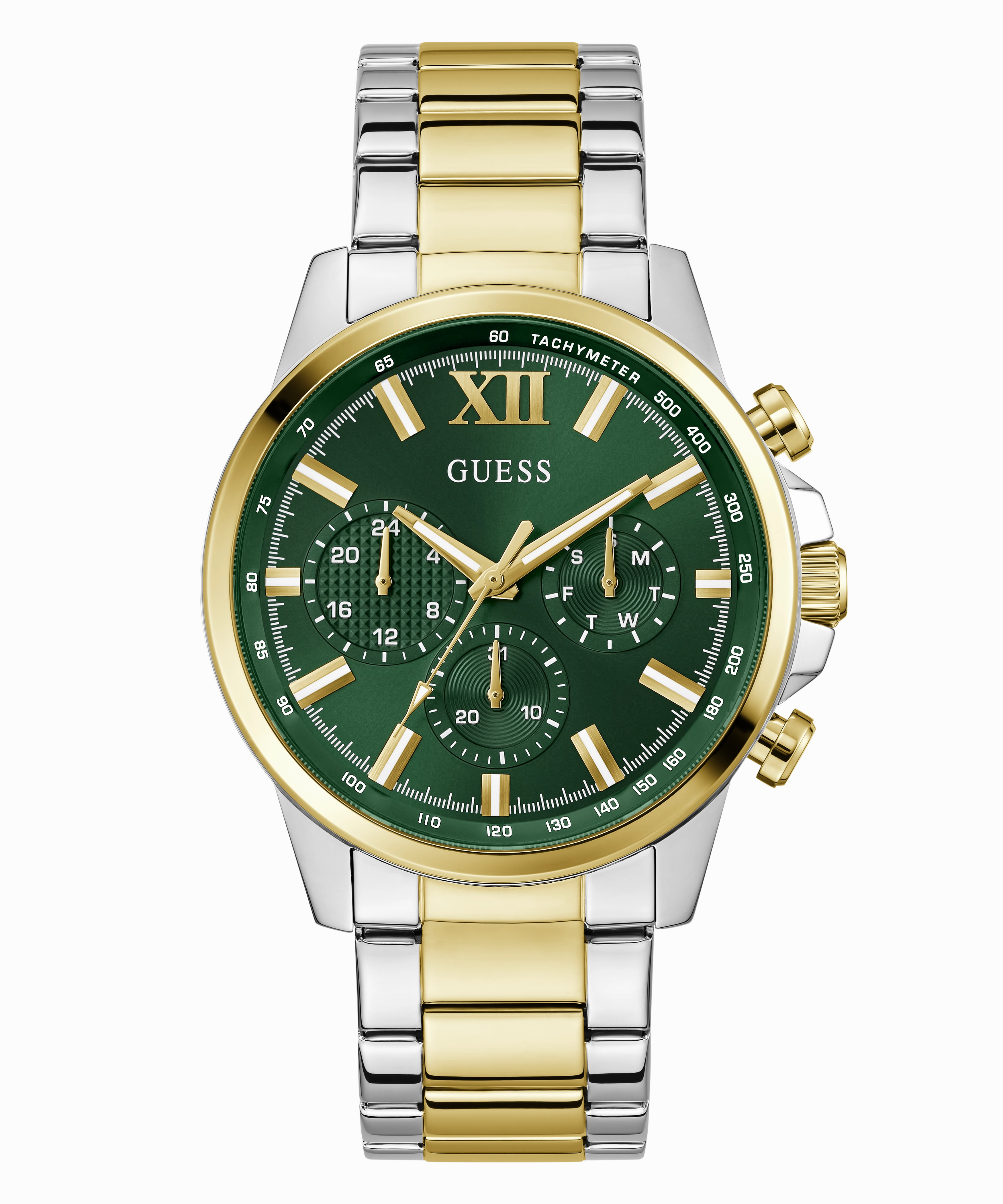 GUESS Mens 2-Tone Multi-function Watch