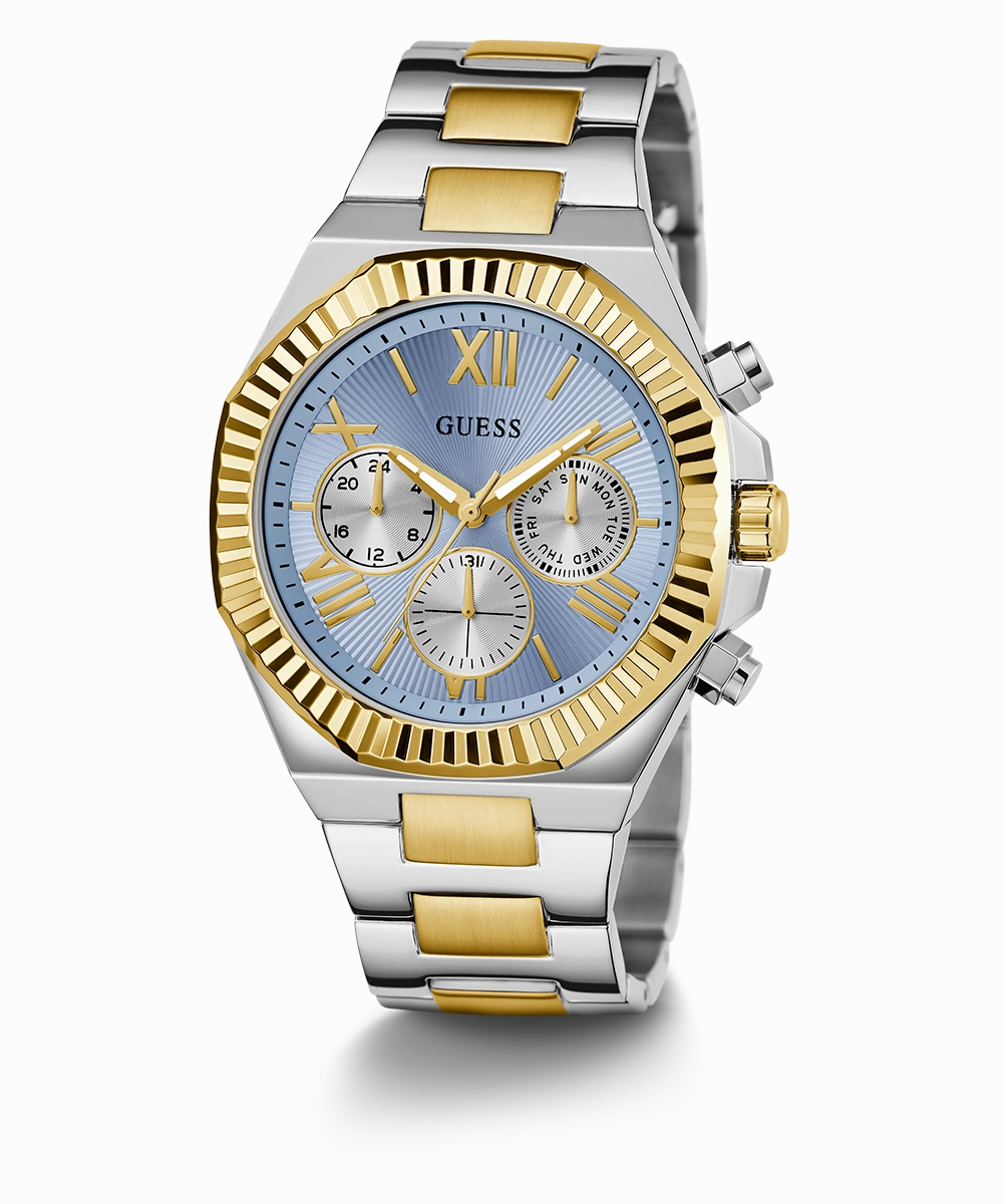 GUESS Mens 2-Tone Multi-function Watch